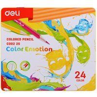 Кольорові олівці Deli Color Emotion, 24 кольори 3501065 фото