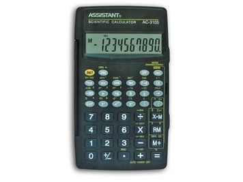 Калькулятор инженерный Assistant АС-3105 черн 10 разряд, 56 функций, 120х74х11 2832674 фото