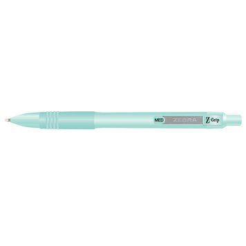 Шариковая ручка Zebra Z-Grip Pastel автоматическая с резиновым грипом 1,0 мм, синяя 3501701 фото