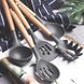 Набір кухонних силіконових аксесуарів з 12 предметів Kitchen Set (Чорний) 3735074 фото 5