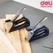 Степлер Deli 4600E чорний меблевий, металевий (скоба 13,23,53/6-10) 2878217 фото 2