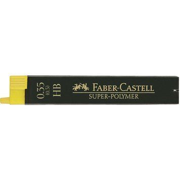 Грифели Faber_Castell 0,3 мм твердость HB (12 штук) 3502018 фото