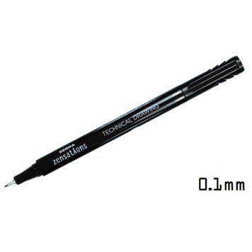 Лінер Zebra черній Calligraphy pen 1,0 мм 2874430 фото