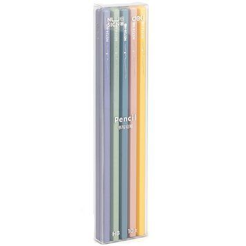 Карандаш графитный Deli NUSIGN шестигранный чёрный, твердость HB 3500971 фото