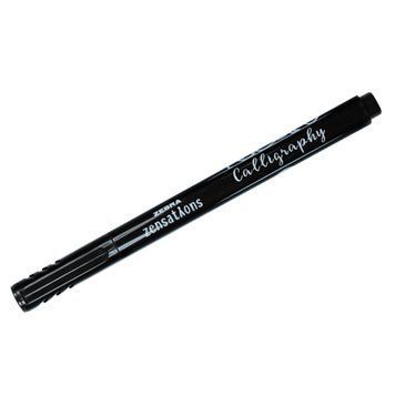 Лінер Zebra черній Calligraphy pen 2,0 мм 2874431 фото