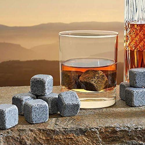 Камни для виски Whiskey Stones в подарочном мешочке, Камни для охлаждения виски 3377792 фото