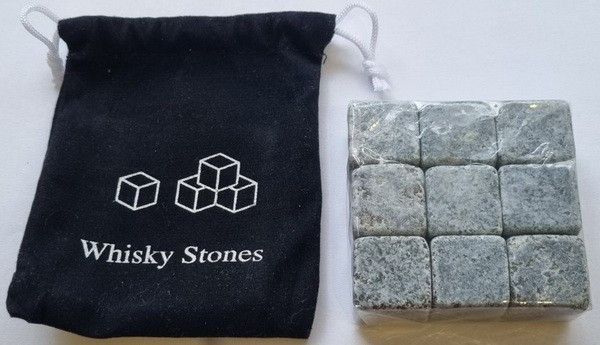 Камни для виски Whiskey Stones в подарочном мешочке, Камни для охлаждения виски 3377792 фото