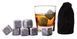 Камни для виски Whiskey Stones в подарочном мешочке, Камни для охлаждения виски 3377792 фото 2