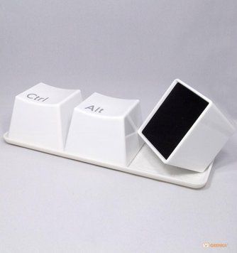 Чашки Ctrl Alt Del, белые 3378828 фото