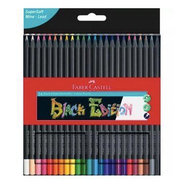 Цветные карандаши Faber_Castell Black Edition, 24 цвета 3501101 фото