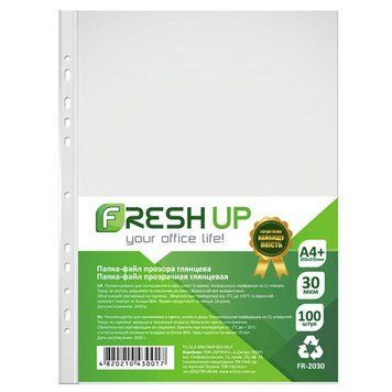 Файли Fresh Up А4+ 30 мікрометрів глянцеві 100 штук 3502141 фото