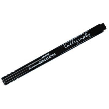 Лінер Zebra черній Calligraphy pen 3,0 мм 2874432 фото