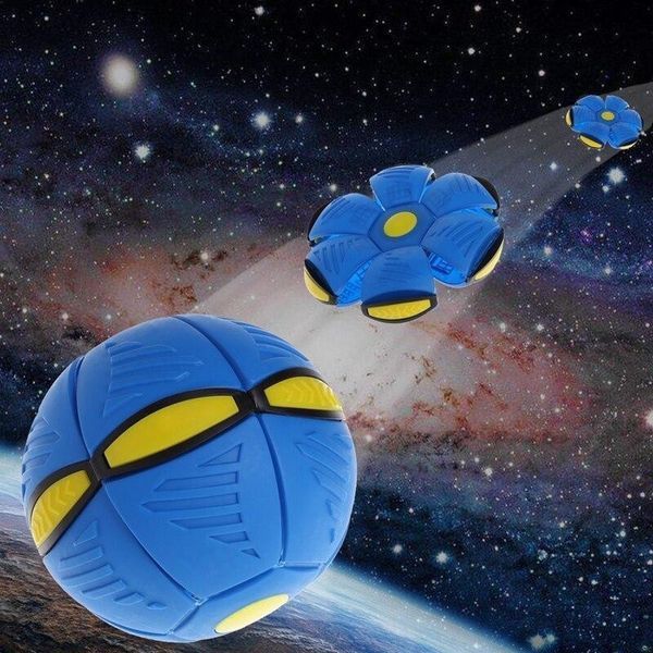 Складаний м'яч трансформер з підсвіткою, Літаюча тарілка Ball Disc 1215257 фото