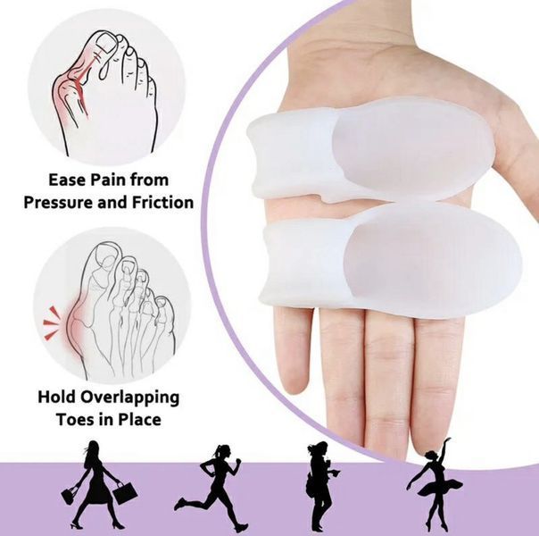 Гелеві накладки Valgus Pro для корекції і комфорту великих пальців стопи (Валгус Про) - 2 штуки 3375273 фото
