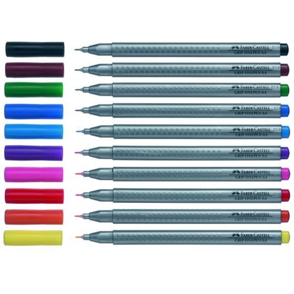 Лінер Faber_Castell Grip Fine ручка 0,4 мм 3501547 фото