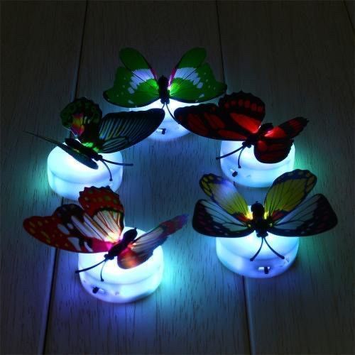Метелик з LED підсвічуванням для декору (1 штука) 3735025 фото