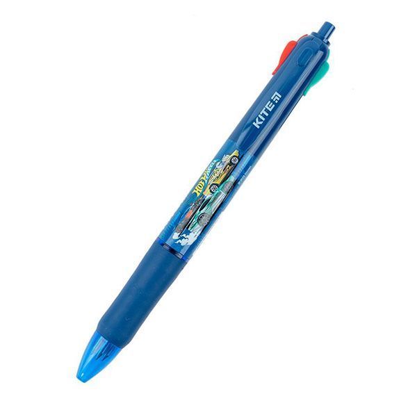 Ручка кулькова Kite 4 кольори 0,5 мм, синя 3501713 фото