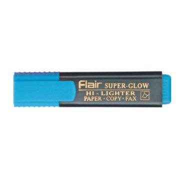 Маркер текстовий Flair 850 синій 1-5мм "Superglow Hi-lighter"синій блист/пак 2836007 фото