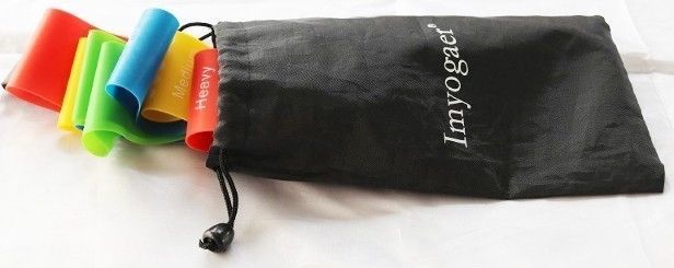 Набір гумок для фітнесу з 6 штук (2,5 кг &ndash; 36 кг) 1612130 фото