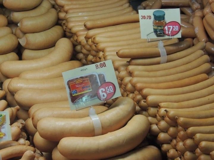 Цінникотримач 50 мм для ковбаси діаметром 45-70 мм, Ковбсний цінник (5074) 2905074 фото