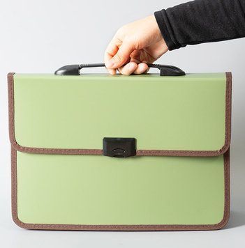 Портфель Deli с двумя отделениями формата A4 Magic Cube Line на замке 3501313 фото