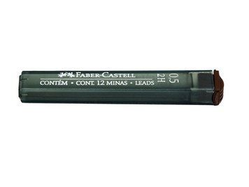 Грифели Faber_Castell 0,5 мм, твердостью 2H (12 штук) 3502025 фото