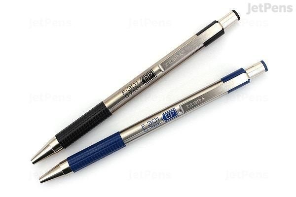 Ручка шариковая Zebra F301 Ultra-BK синий РШ металлическая атом металл 2815353 фото