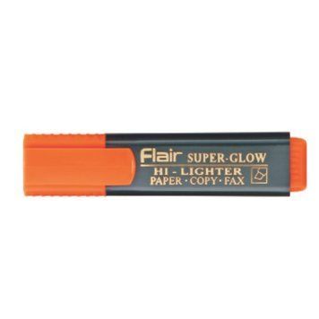 Маркер текстовий Flair 850 жовтогарячий 1-5 мм "Superglow Hi-lighter" жовтогарячий бліс/пак 2836009 фото