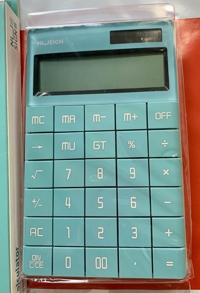 Калькулятор бухгалтерський Deli NS041, 12 розряд, безшовні кнопки, 165*103*12,5 мм 2882717 фото