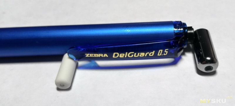 Олівець механічний Zebra 0,5 мм "DelGuard" синій корпус 2874624 фото