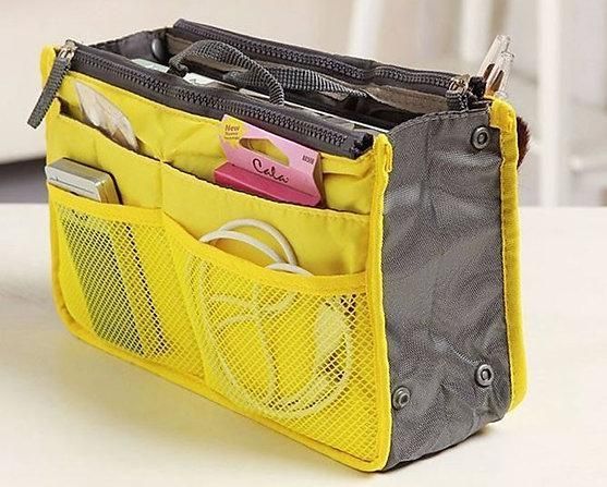 Органайзер для сумочки Bag-in-Bag (синій/зелений), Органайзер для сумки, Багатофункціональний органайзер-сумка 3378370 фото