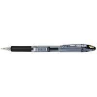 Ручка гелева Zebra RollerBall з гумовим грипом 0,7 мм, чорна 3501570 фото