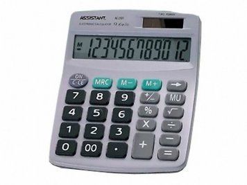 Калькулятор бухгалтерский Assistant АС-2320 черный 12 разряд, 152х120х39, пласт корп, пласт кн. 2819022 фото