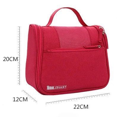 Дорожный подвесной органайзер для косметики Travel Bag &laquo;Марсель&raquo;, ткань Оксфорд, 22&times;12&times;20 см, розовый 1420091 фото