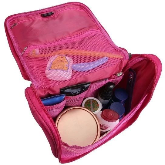 Дорожный подвесной органайзер для косметики Travel Bag &laquo;Марсель&raquo;, ткань Оксфорд, 22&times;12&times;20 см, розовый 1420091 фото