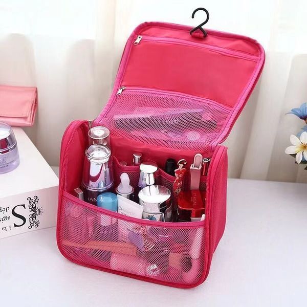 Дорожный подвесной органайзер для косметики Travel Bag &laquo;Марсель&raquo;, ткань Оксфорд, 22&times;12&times;20 см, розовый 1420091 фото