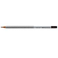 Олівець графітовий Faber_Castell Grip 2001 трикутний, м'який, сірий 3500952 фото