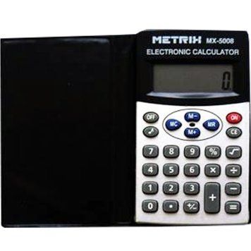 Карманный Калькулятор Metrix MX-5008 8 разряд 2859029 фото