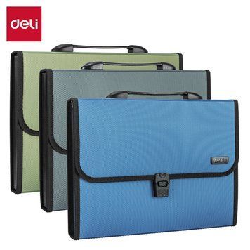 Портфель Deli, 13 отделений, формат A4, с замком 3501318 фото
