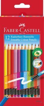 Цветные карандаши Faber_Castell, 12 цветов, с ластиком 3501039 фото