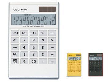 Калькулятор настільний Deli E39209, 12 розрядів, 183 х 107 х 15 мм 3500466 фото
