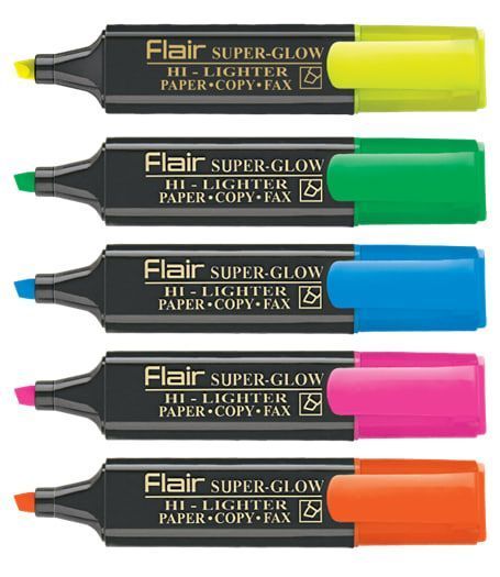Текстовий маркер Flair Superglow Хайлайтер 1-5 мм 3500804 фото