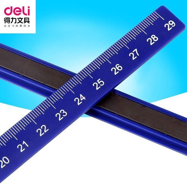 Лінійка магнітна Deli 7860Е, 30 см, 2 штуки 2839558 фото