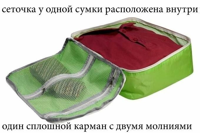 Яскравий Дорожній набір сумок-органайзерів з 5 штук (малиновий), Органайзери для зберігання речей 3379186 фото