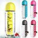 Бутылка для воды с органайзером для таблеток Pill & Vitamin Розовая 3379181 фото 3